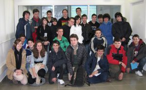 Group picture in front of control room